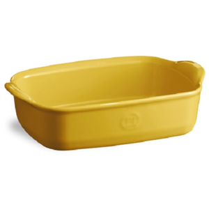 Plat à four rectangle jaune 22 cm - Emile Henry Jaune pas cher