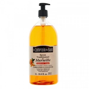 Le comptoir du bain savon traditionnel de marseille mandarine sauge 1L pas cher