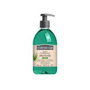 LE COMPTOIR DU BAIN Savon traditionnel de Marseille Gilbert 500 ml - Aloé pas cher