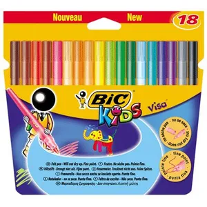 Comparateur de prix : Bic Creotime stylos à colorier Visa Kids 1,6 mm 18 pièces
