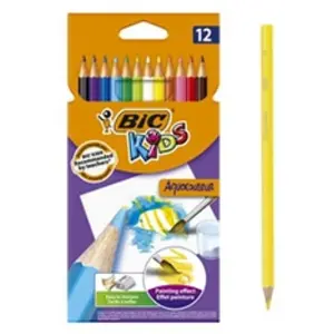 Etui de 12 crayons Bic Kids Aquacouleur