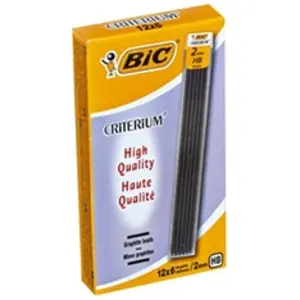 Comparateur de prix : Etui de 6 mines Bic Criterium HB 2 mm