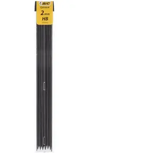 Bic Conte Etui de 6 mines 2 mm Hi-Polymer haute qualité HB Lot de 12 pas cher