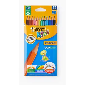 Comparateur de prix : Etui de 12 crayons Bic Kids Evolution