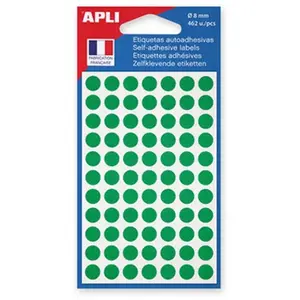 Comparateur de prix : Agipa APLI 111831 Pastille Adhésive 8 Mm Pochette lot de 462 , VERT
