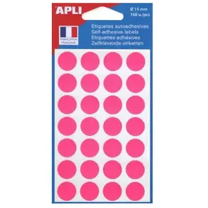 Comparateur de prix : Agipa - Disques Adhesifs 15 Mm Rose - Sac De 168