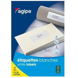 Comparateur de prix : Apli 119655 Pochette de 600 Etiquettes multi-usage A4 70 x 35 mm