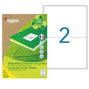 APLI-Agipa - Papier - mat - adhésif permanent - blanc - 199.6 x 143.5 ... pas cher