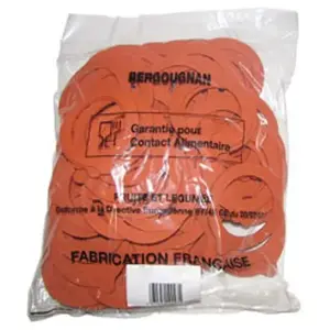 TRELLEBORG Lot de 100 Rondelles à bocaux - 82 x 110 x 2,5 mm pas cher