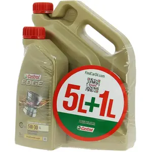 Huile moteur Edge - CASTROL - 4 saison - 5W-30 LL - 5+1L pas cher