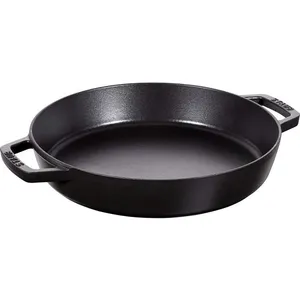 Comparateur de prix : Poêle en Fonte - STAUB - 40511-073-0 - 34 cm - Noir Mat - Haute Capacité