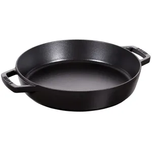 STAUB - Poêle Double Poignée, 26 cm, Fonte, NoirVendu pardarty