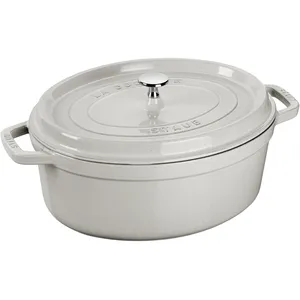 Comparateur de prix : STAUB Cocotte Ovale Truffe Blanche, Taille - 33cm