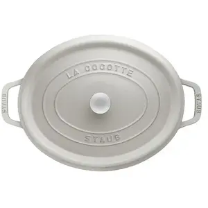 Comparateur de prix : STAUB Cocotte Ovale Truffe Blanche, Taille - 31cm