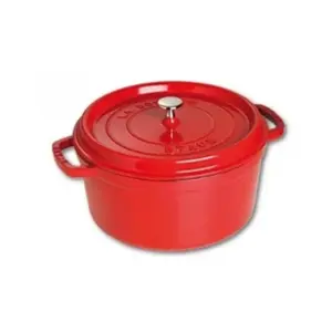 Comparateur de prix : STAUB Cocotte ronde à picots 30 cm - 8.35 litres Roug 