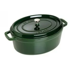 Comparateur de prix : Cocotte ovale 33cm basilic Staub