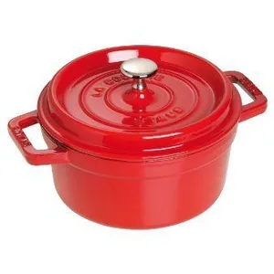 Comparateur de prix : STAUB Cocotte ronde à picots 20 cm - 2.20 litres Roug 