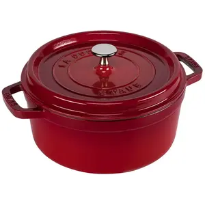 Comparateur de prix : STAUB Cocotte ronde vitamine cerise 24 cm