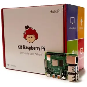 Hutopi Kit de démarrage Raspberry Pi 4 - 4 GoVendu parmateriel-net