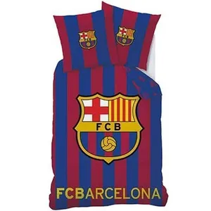FCBARCELONA FC BARCELONA Parure de couette 100% coton - 1 Housse de co... pas cher