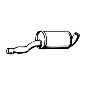 WALKER Silencieux central pour VOLVO: 940, 740 (Ref: 12773) pas cher