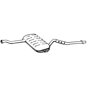 WALKER Silencieux central pour VOLVO: S70, V70, C70, 850 (Ref: 18275) pas cher