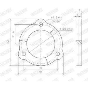 Comparateur de prix : WALKER Joint d'étanchéité, tuyau d'échappement pour VOLVO: 940, 740, 960 (Ref: 80315)