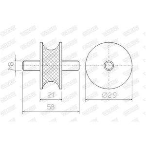 Comparateur de prix : WALKER Bandes de caoutchouc, échappement pour PORSCHE: 924 (Ref: 81354)