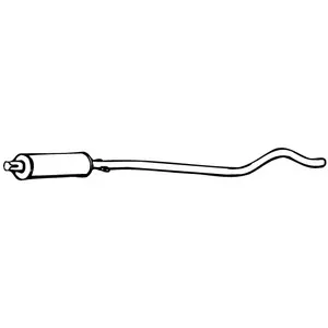 WALKER Silencieux central pour OPEL: Kadett (Ref: 70323) pas cher