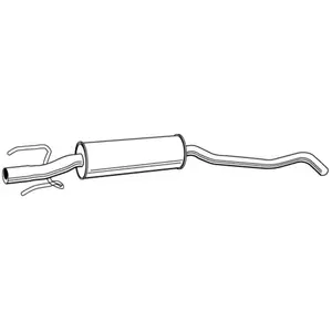 WALKER Silencieux central pour OPEL: Corsa (Ref: 70307) pas cher