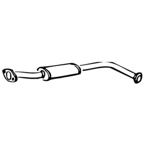 WALKER Silencieux central pour RENAULT: Clio, Lutécia (Ref: 70406) pas cher
