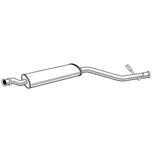 WALKER Silencieux central pour CITROËN: Xsara Picasso (Ref: 72181) pas cher