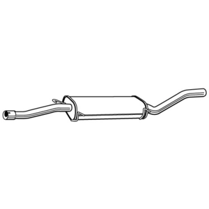 WALKER Silencieux central pour MERCEDES-BENZ: Vito, Viano (Ref: 23256) pas cher