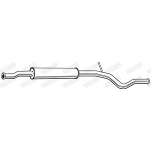 WALKER Silencieux central pour PEUGEOT: 206 (Ref: 23386) pas cher