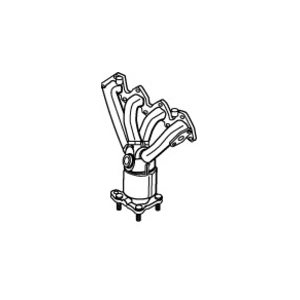 Catalyseur, avant WALKER, par ex. pour VW, Seat, Skoda, Audi