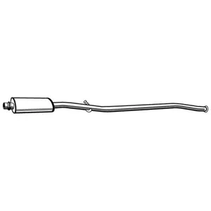 WALKER Silencieux central pour PEUGEOT: 406 (Ref: 21060) pas cher
