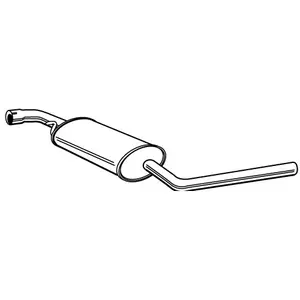 WALKER Silencieux central pour VOLKSWAGEN: Transporter (Ref: 21036) pas cher