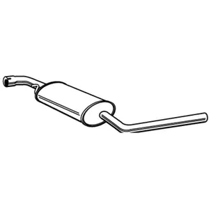 WALKER Silencieux central pour VOLKSWAGEN: Transporter (Ref: 22207) pas cher