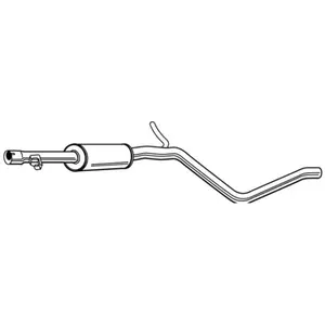 WALKER Silencieux central pour DACIA: Logan (Ref: 22934)