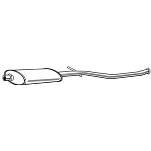 WALKER Silencieux central pour PEUGEOT: 206 (Ref: 22943) pas cher