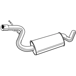 WALKER Silencieux central pour VOLKSWAGEN: Golf (Ref: 22884)