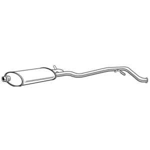 WALKER Silencieux central pour PEUGEOT: 406 (Ref: 22496) pas cher