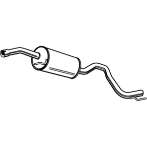 WALKER Silencieux central pour VOLKSWAGEN: Transporter (Ref: 22771) pas cher