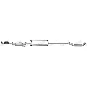 WALKER Silencieux central pour PEUGEOT: 207, 208 (Ref: 24174) pas cher