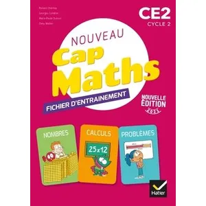Comparateur de prix : Hatier Nouveau Cap Maths Ce2 Fichier D'entrainement