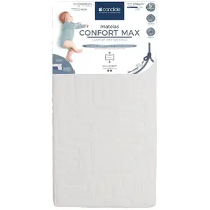 Comparateur de prix : Matelas Confort Max déhoussable 360° BLANC Candide