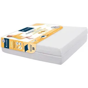 Comparateur de prix : Candide - Matelas Pliant 2 Parties Ecru - 60x120 cm - Blanc