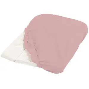 Comparateur de prix : Candide - Housse de matelas à langer vieux rose éponge 50x75cm