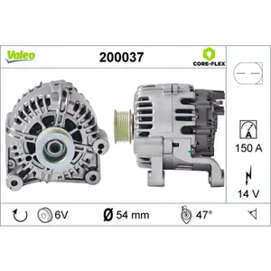 Alternateur VALEO 200037 pas cher