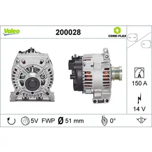 Alternateur VALEO 200028 pas cher